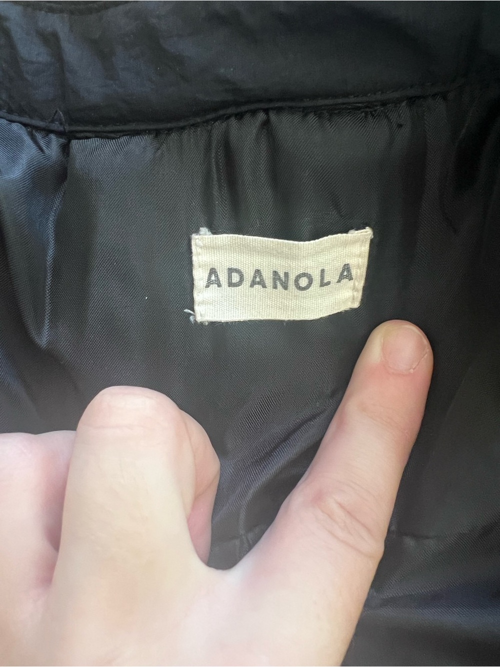 Adanola Black Quilted Button-Front Puffer Jacket - Picture 7 of 10